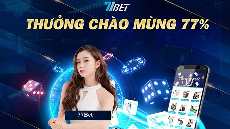 77BET là nhà cái cá cược trực tuyến hàng đầu với đa dạng dịch vụ, từ cá cược thể thao, casino trực tiếp đến các trò chơi giải trí hấp dẫn.